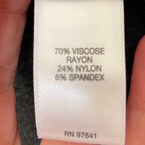 J. Jill Charcoal Gray Ponte Knit Sweatshirt Blazer/Jacket, Stretch, Size S - Picture 8 of 12